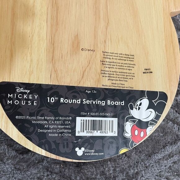 Disney Mickey Mouse wooden serving board NWT - Picture 5 of 8